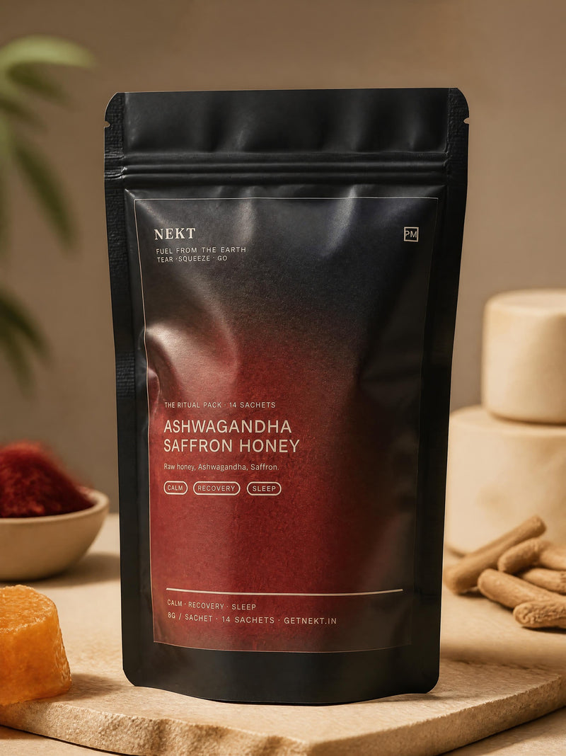 NEKT Ashwagandha Saffron Honey — Ritual Pack (14 sachets)